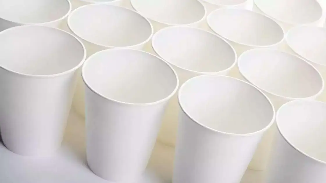 como são feitos copos de papel